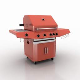 gas grill 3D Model Preview #ccc587e0