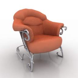 3D Armchair preview