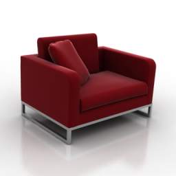 3D Armchair preview