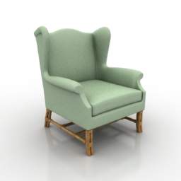 3D Armchair preview