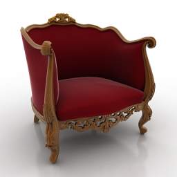 3D Armchair preview