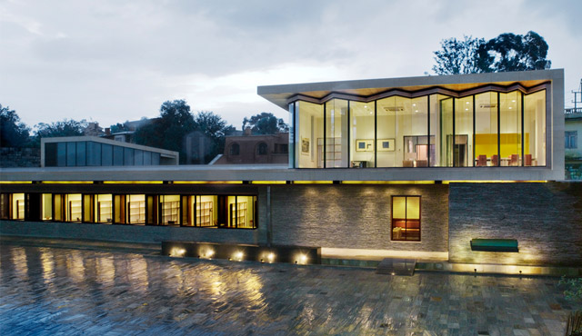 Himalayan views for Norwegian Embassy