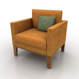 3D Armchair preview