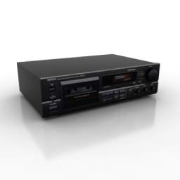 tape recorder denon 3D Model Preview #24611a43