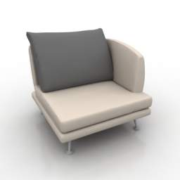 3D Armchair preview