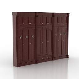 wardrobe 3D Model Preview #a72d37fa