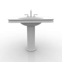 3D Wash-basin preview