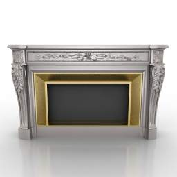fireplace 3D Model Preview #b3e4bd15