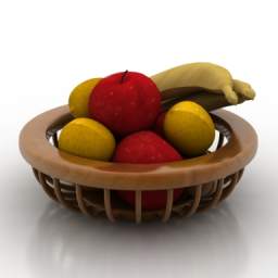 3D Fruits preview