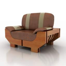 3D Armchair preview