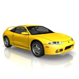 mitsubishi eclipse 1998 3D Model Preview #99232371