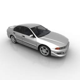 car-mmcgalant 3D Model Preview #99755cc3