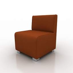 3D Armchair preview