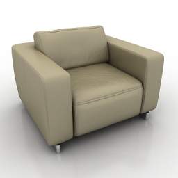 3D Armchair preview