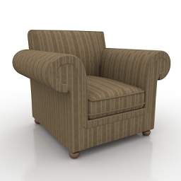 3D Armchair preview