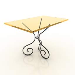 3D Table preview