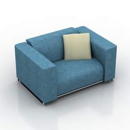 3D Armchair preview