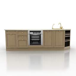 3D Kitchen preview