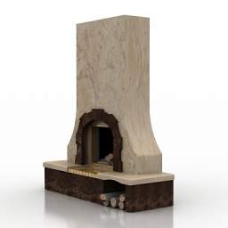 fireplace 3D Model Preview #b4f6a749