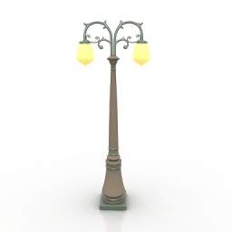 3D Lamppost preview