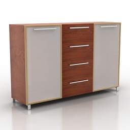 locker 1 3D Model Preview #91525410