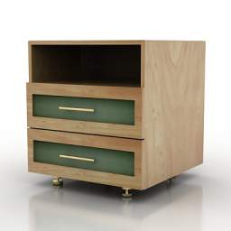 3D Bedside table preview
