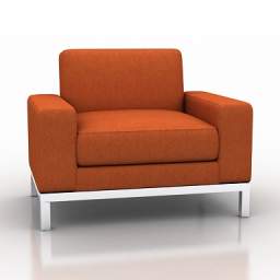 3D Armchair preview