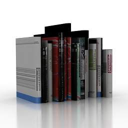 books 3 3D Model Preview #4553adda