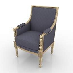 3D Armchair preview