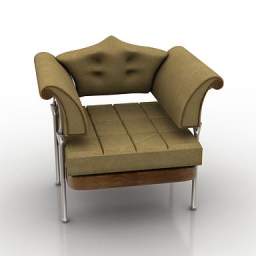 3D Armchair preview