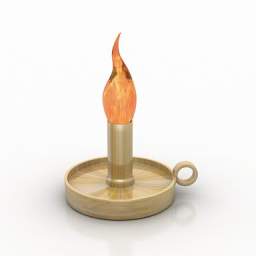 3D Candle preview