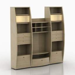 shelves 3D Model Preview #409459f9