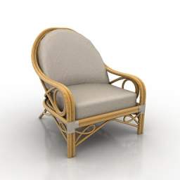 3D Armchair preview