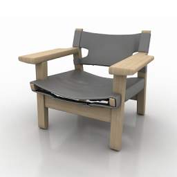 3D Armchair preview