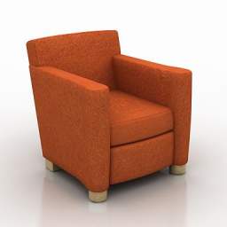 3D Armchair preview