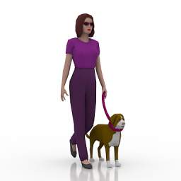 girl 3D Model Preview #73cfd083