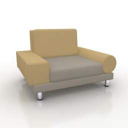 3D Armchair preview