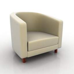 3D Armchair preview