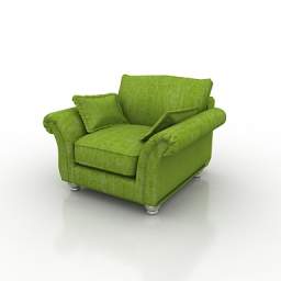 3D Armchair preview