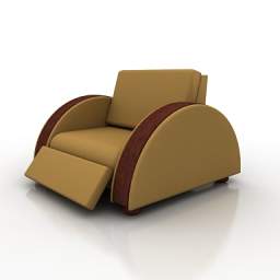 3D Armchair preview