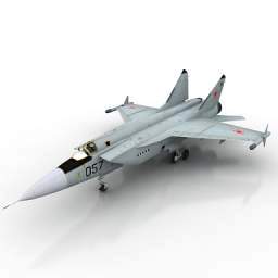 airplane 3D Model Preview #a6b5d216