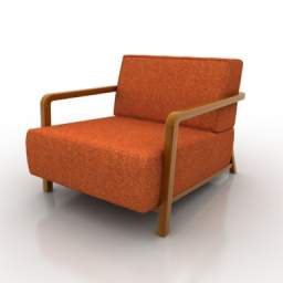 3D Armchair preview