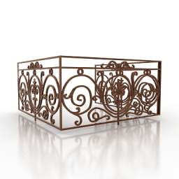 fence 3D Model Preview #02820a78