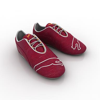 Sneakers 3D model large preview