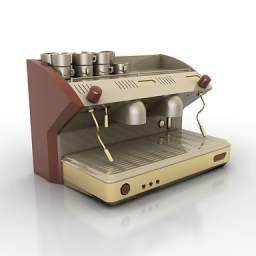 coffee machine 3D Model Preview #3039edde