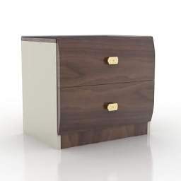 3D Bedside table preview