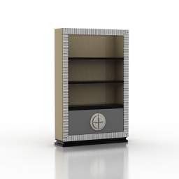 3D Bookcase preview