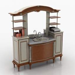 washbasin 3D Model Preview #b49de961