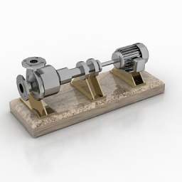 cooling-water-pump 3D Model Preview #4d93f504