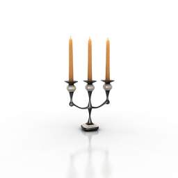 3D Candle preview